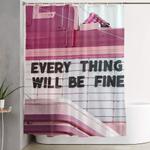 every thing will be fine shower curtain 0