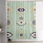 evil eye collection shower curtain 0