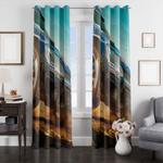 extreme circuit of racing car window curtain 0