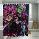 eyes catching dragonball hypebeast style shower curtains 0