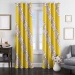 face of finn pattern adventure time window curtains 0
