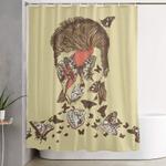 faces of glam rock shower curtain 0