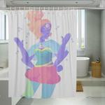 faded opal steven universe shower curtains 0