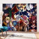 fairy tail curtains cosplay blackout window drapes for room decoration 0