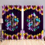 faith cross butterfly sunflower blackout curtains home decoration christian lovers gift idea blackout window curtains 100 polyester 417 1079 0