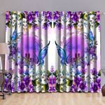 faith hope love floral garden blackout curtain butterfly lovers blackout window curtains 100 polyester 417 1079 0