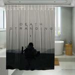 falling down death stranding shower curtains 0