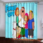 family guy curtains pattern blackout window drapes 0
