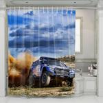 fancy car racing by redbull shower curtains 0