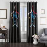 fancy star light neon window curtain 0