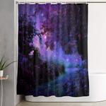 fantasy path purple shower curtain 0