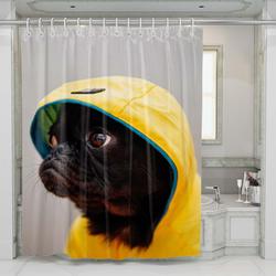 Fashion Dog Shower Curtain Set Bathroom Set For Bathroom Decor Best Gift For Friends