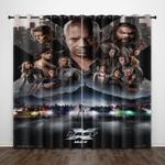 fast furious 10 fast x curtains pattern blackout window drapes 0