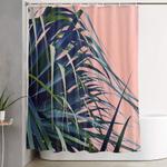 feather palm shower curtain 0