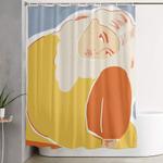 feeling blue shower curtain 0