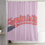 feminista shower curtain 0