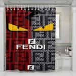 fendi wallpaper shower curtains 0