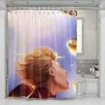 fight captain marvel shower curtains 0