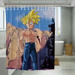 fighter body dragon ball super shower curtains 0