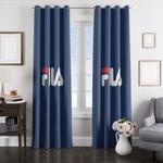 fila logo window curtains 0
