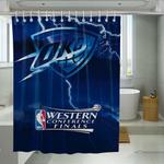 final nba oklahoma city thunder shower curtains 0