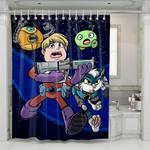 final space animated series shower curtains 0