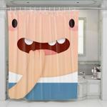 finn adventure time shower curtains 0