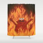 fire elmo shower curtain 0