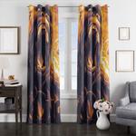 fire kong skull island window curtains 0