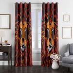 fired the lion king on wal window curtain 0