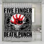 five finger death punch 1 shower curtains 0
