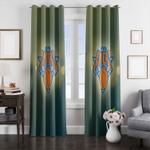 flare new york knicks green window curtain 0