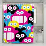 flat illustration the amazing world of gumball shower curtains 0