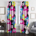 flat illustration the amazing world of gumball window curtain 0