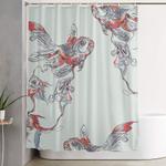 floating in deep shower curtain 0