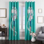 floating spirited away haku window curtains 0