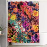 floral and birds ii shower curtain 0