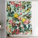 floral and birds iii shower curtain 0