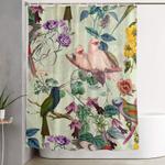 floral and birds viii shower curtain 0