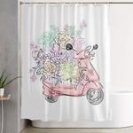 flowers art flower art print flower posters wall decor floral home decor wall art gift set for girlf shower curtain 0