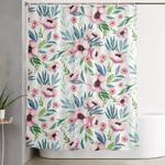 flowers in bloom pattern shower curtain 0