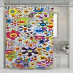 flowers takashi murakami shower curtains 0