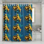 fly high cat from captain marvel shower curtains 0
