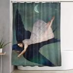 fly me to paris shower curtain 0