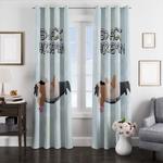 flying bojack horseman window curtains 0