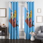 flying finn and jack adventure time window curtains 0