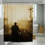 fog of sun red dead redemption 2 shower curtains 0