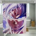 fog white goku dragon ball shower curtains 0