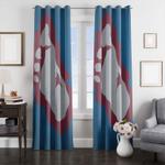 foot colorado avalanche iconic window curtain 0