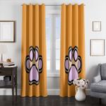 foot of dog window curtains 0